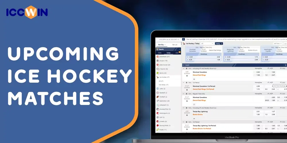 Upcoming Ice Hockey matches 
